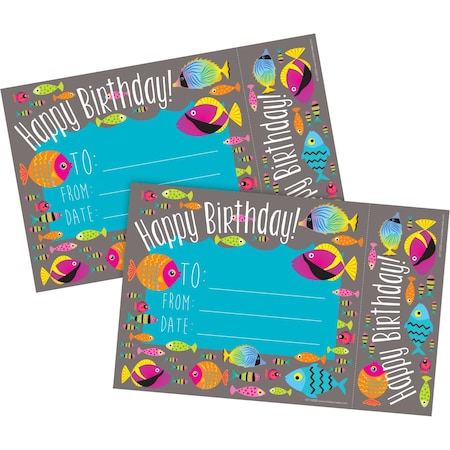 Barker Creek Kai Ola Happy Birthday Recognition Awards and Bookmarks, 60/Set 4156